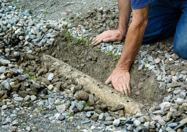French Ditch Installation in Lenexa
