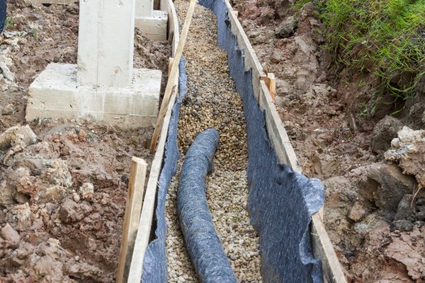 French Drain Installation in Lenexa